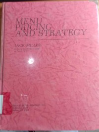 Image of MENU PRICING AND STRATEGY