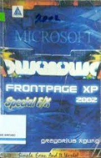 Image of Microsoft Frontpage XP Special F/X / Gregorius Agung