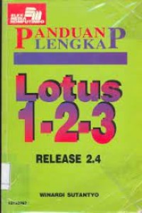 Image of Panduan lengkap lotus 1-2-3 release 2.4
