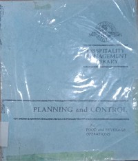 Image of Planning And Control / Ninemeier
