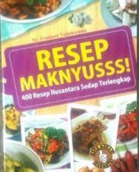 Image of Resep Maknyusss! / Prudianti Tedjokusuma