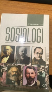 Image of Sosiologi / Bernard Raho, SVD