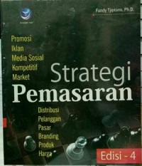 Image of Strategi Pemasaran Edisi 4 / Fandy Tjiptono