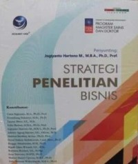 Image of Strategi Penelitian Bisnis / Jogiyanto Hartono