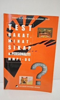 Image of Test Bakat, Minat, Sikap, & Personaliti MMPI-DG / H. Yul Iskandar